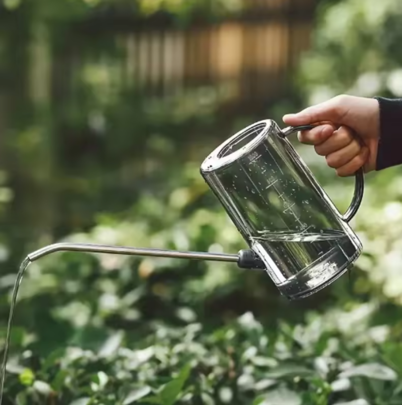 Jovial Gardeners Acrylic Watering Can – Ergonomic Spout for Precise Pouring 4