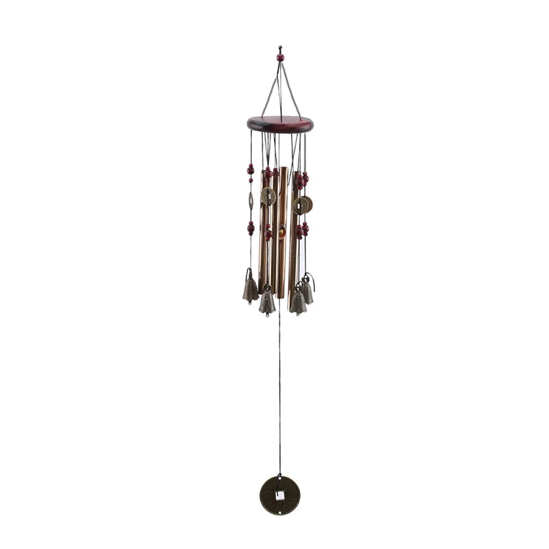 Luna Outdoor Garden Wind Chimes – Antique Tube Bells for Soothing Ambiance 0