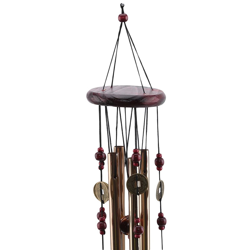 Luna Outdoor Garden Wind Chimes – Antique Tube Bells for Soothing Ambiance 1