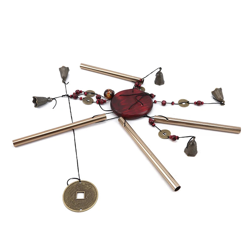 Luna Outdoor Garden Wind Chimes – Antique Tube Bells for Soothing Ambiance 2