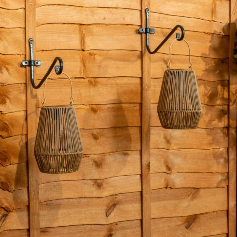 Marlo Outdoor Solar Lantern – Rattan Design Solar Powered Light for Patios 3