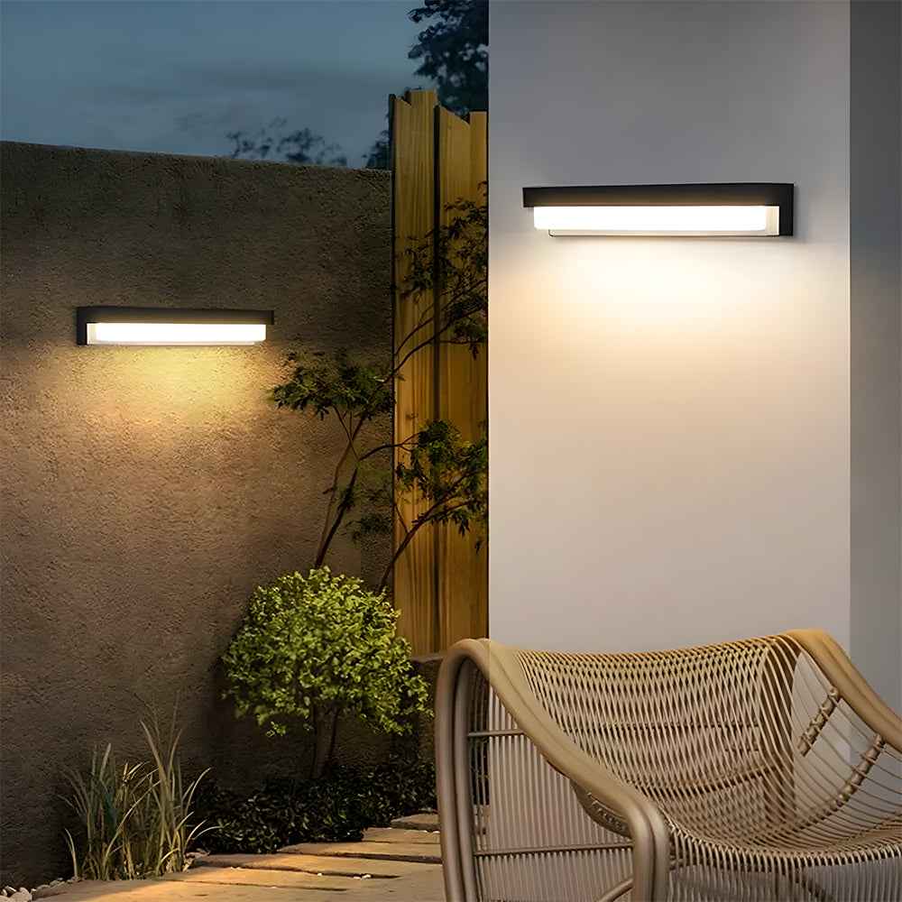 Nexora Outdoor Wall Light – Modern Solar-Powered Design for Eco-Friendly Illumination 6
