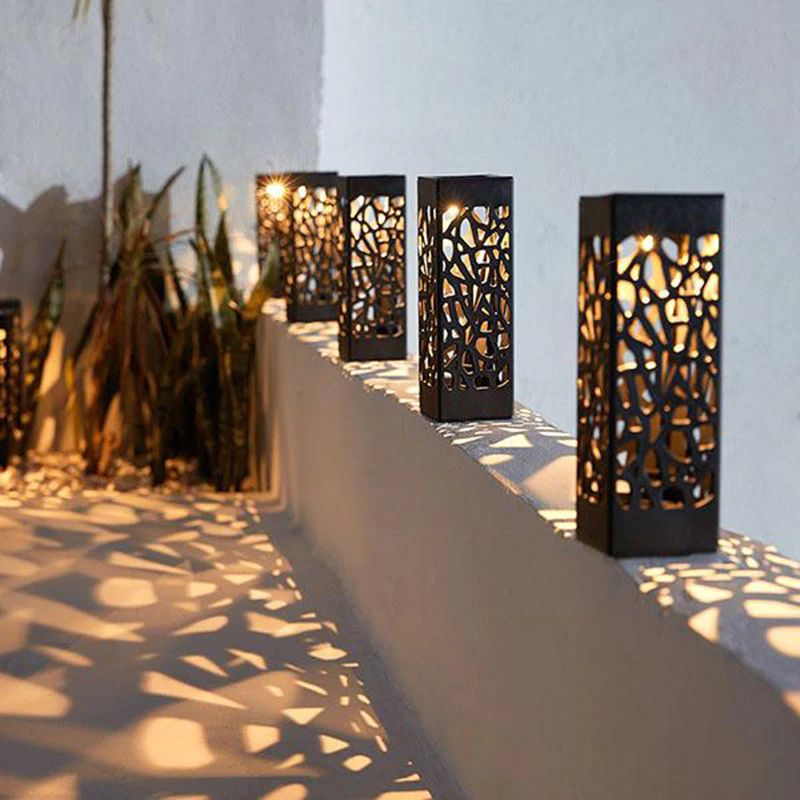 Noctira Outdoor Solar Lantern – Artistic LED Design for Gardens and Patios 0