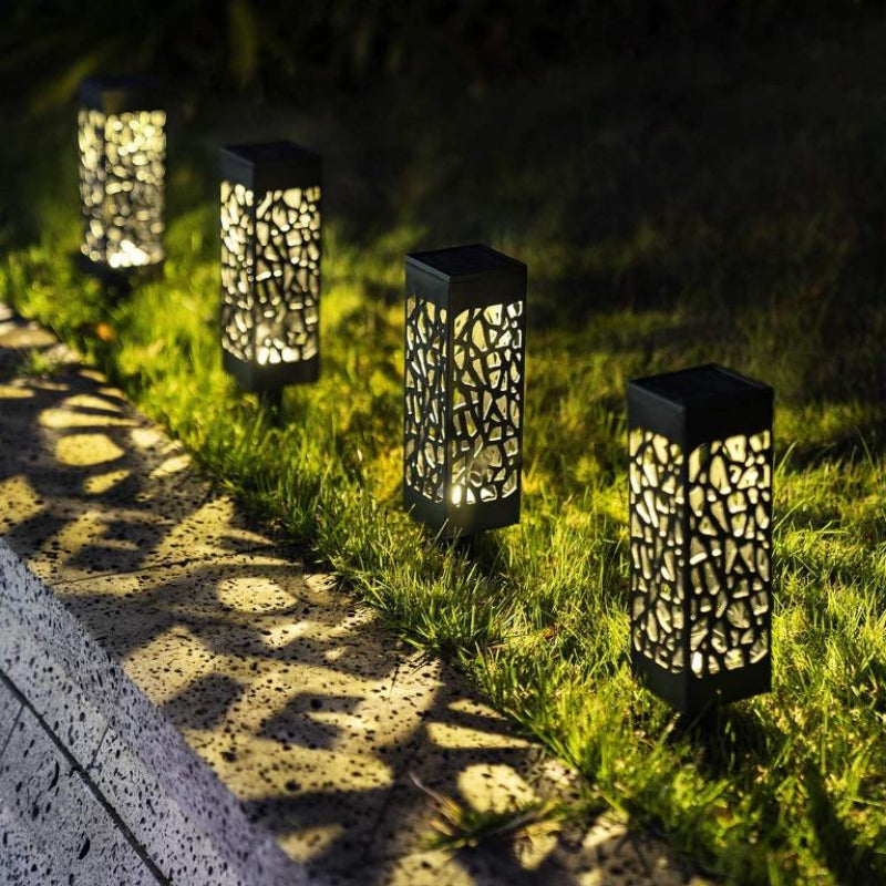 Noctira Outdoor Solar Lantern – Artistic LED Design for Gardens and Patios 1
