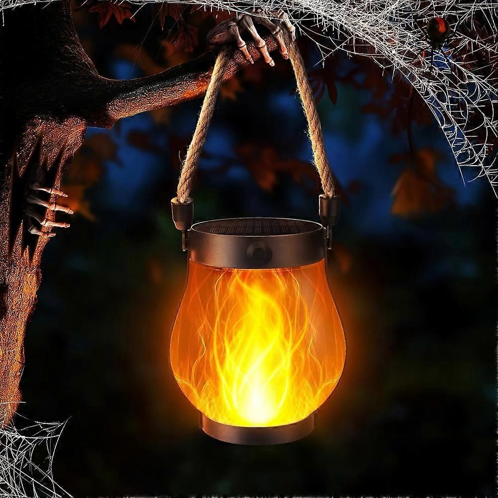 Orelia Outdoor Solar Lantern – Dual Charging, Waterproof for Garden Ambiance 1