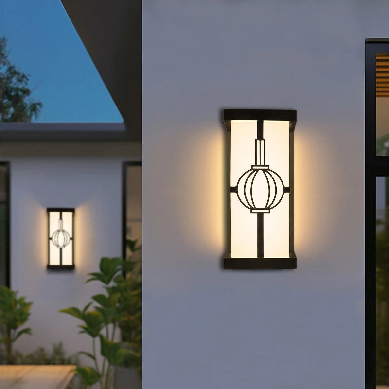 Orivon Outdoor Wall Light – Radar Motion Sensor Energy-Efficient Illumination 1