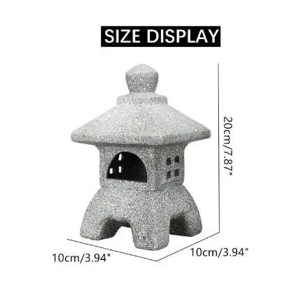 Pavo Ceramic Garden Lantern Sculpture – Decorative Candle Holder for Patio Ambiance 0