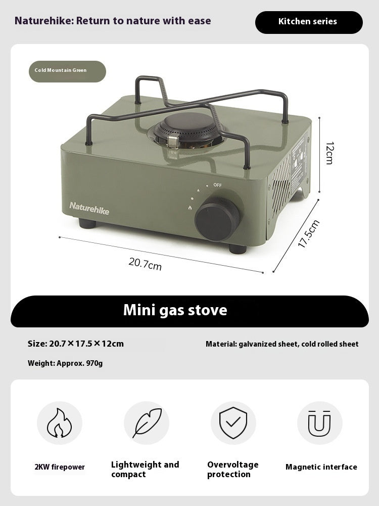 Pavo Mini Outdoor Gas Stove – Compact Portable Cooking Solution for Camping 0