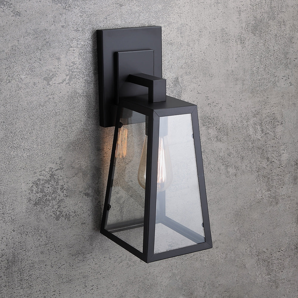 Ravion Outdoor Wall Lantern – Vintage Matte Black Design for Outdoor Lighting 5
