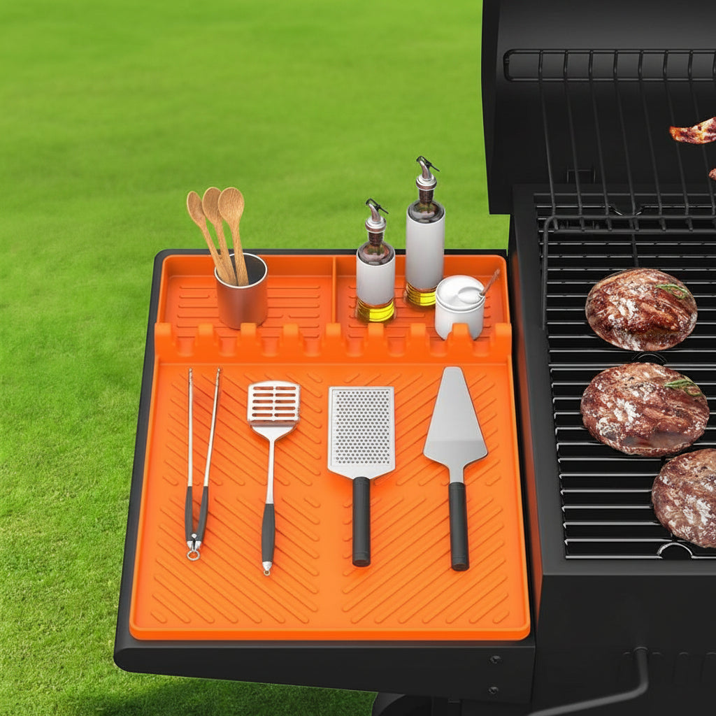 Silo Outdoor Silicone Griddle Mat – Heat Resistant Non-Slip Cooking Surface 1