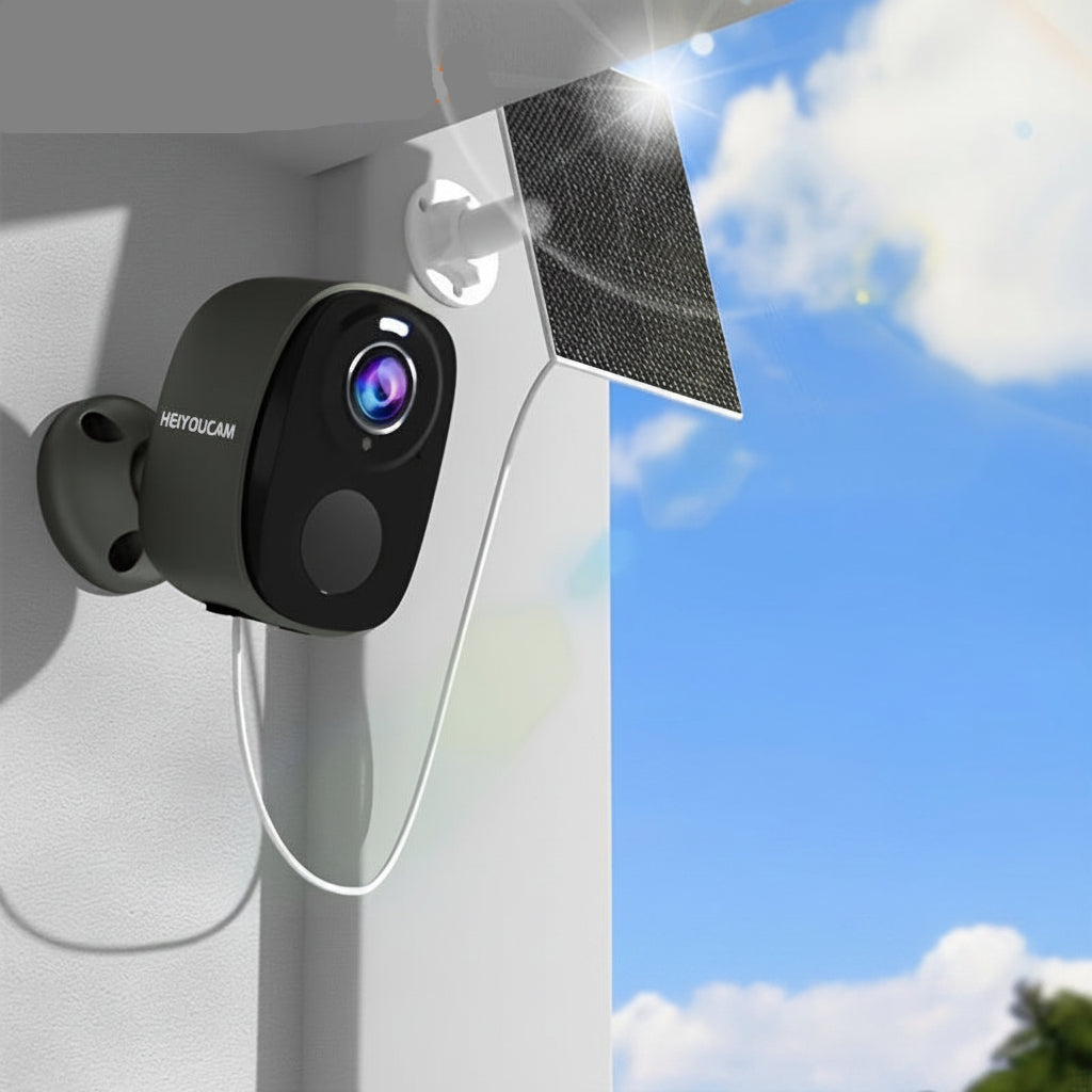 SolaGuard Home Security Cameras – Solar-Powered 3MP HD Surveillance System 1