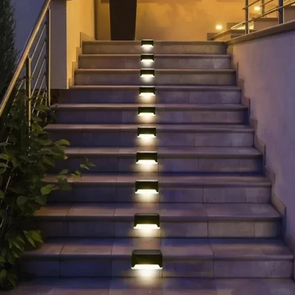 Solara Outdoor Solar Deck Lights – Waterproof Step Lamps for Safe Garden Illumination 3