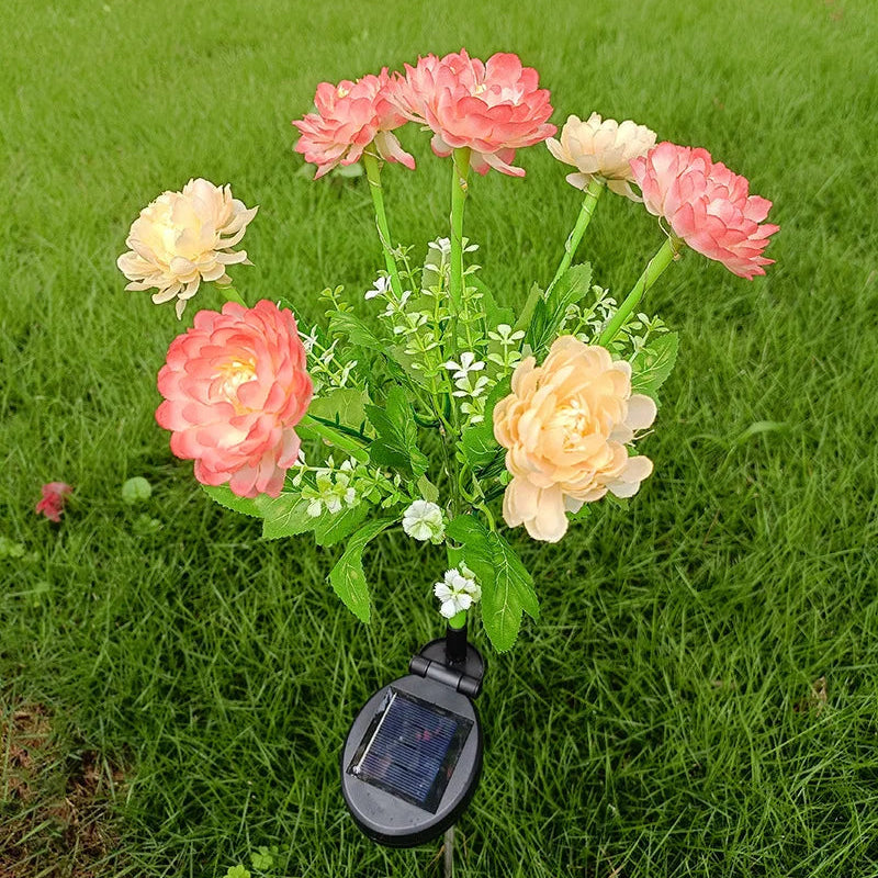 Solara Outdoor Solar Garden Lights – Decorative Flower Design for Patio Ambiance 10