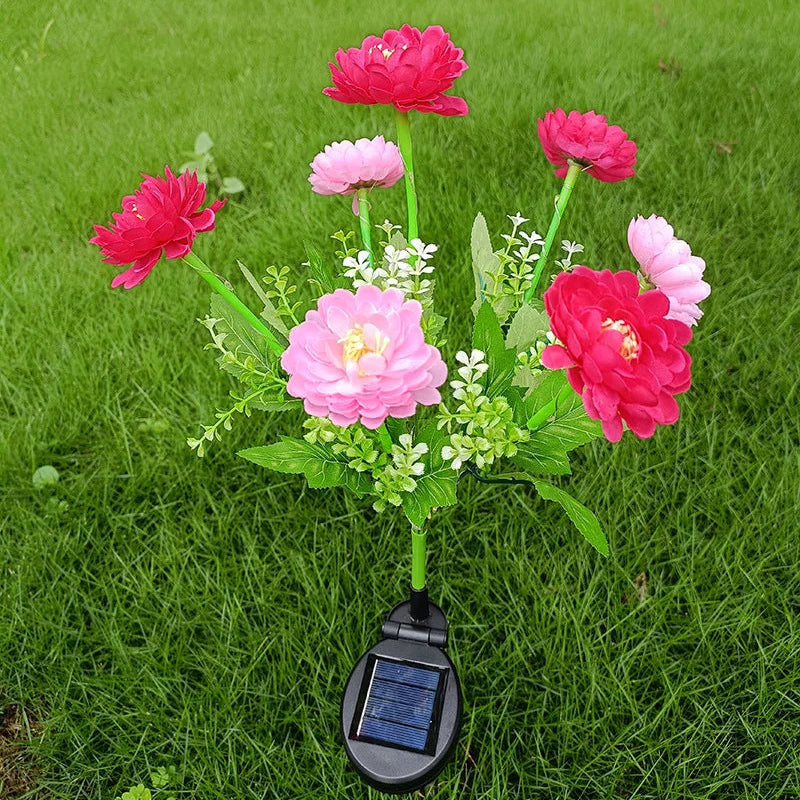 Solara Outdoor Solar Garden Lights – Decorative Flower Design for Patio Ambiance 9