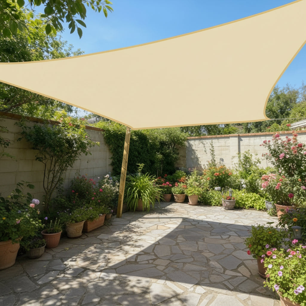 Travo Outdoor Waterproof Shade Sail – Durable UV Protection for Gardens 1