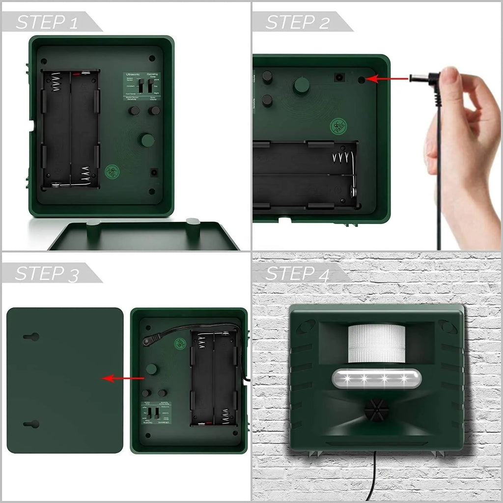 Ultrix Outdoor Ultrasonic Bird Repeller – Humane Woodpecker Deterrent for Gardens 5