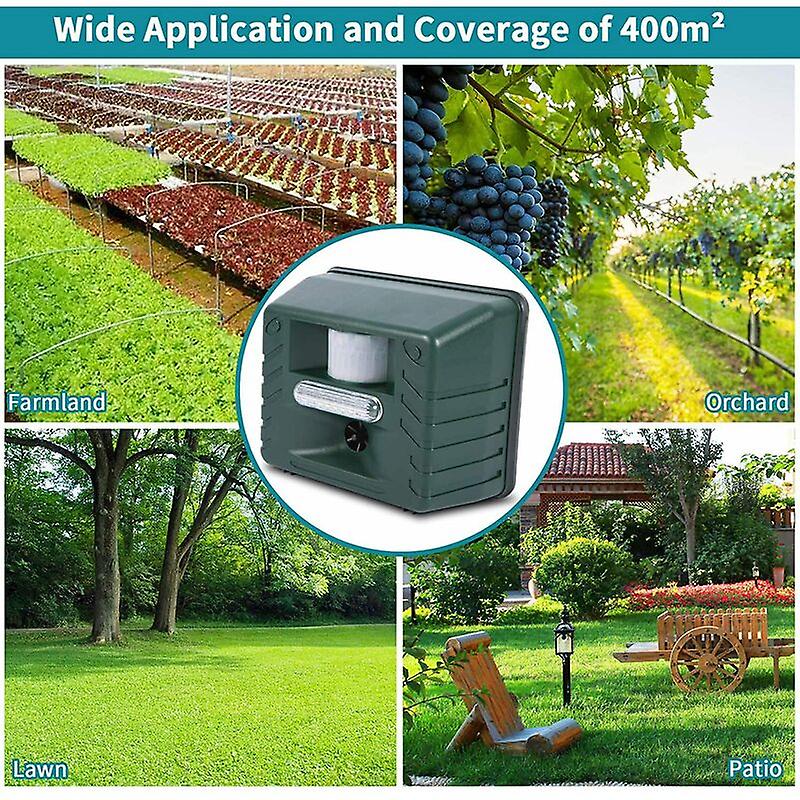Ultrix Outdoor Ultrasonic Bird Repeller – Humane Woodpecker Deterrent for Gardens 7