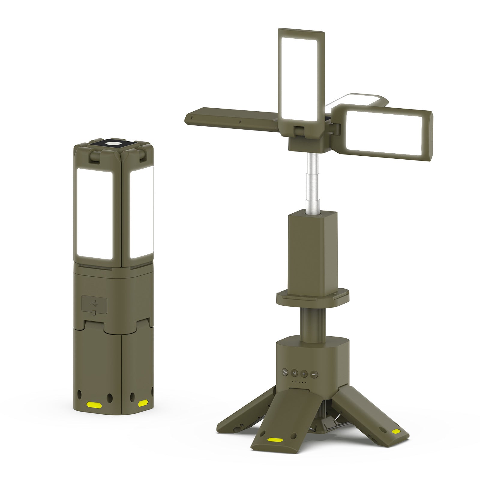 Ulyra Outdoor Camping Lantern – Long-Lasting Folding Design with Bluetooth Speaker 0