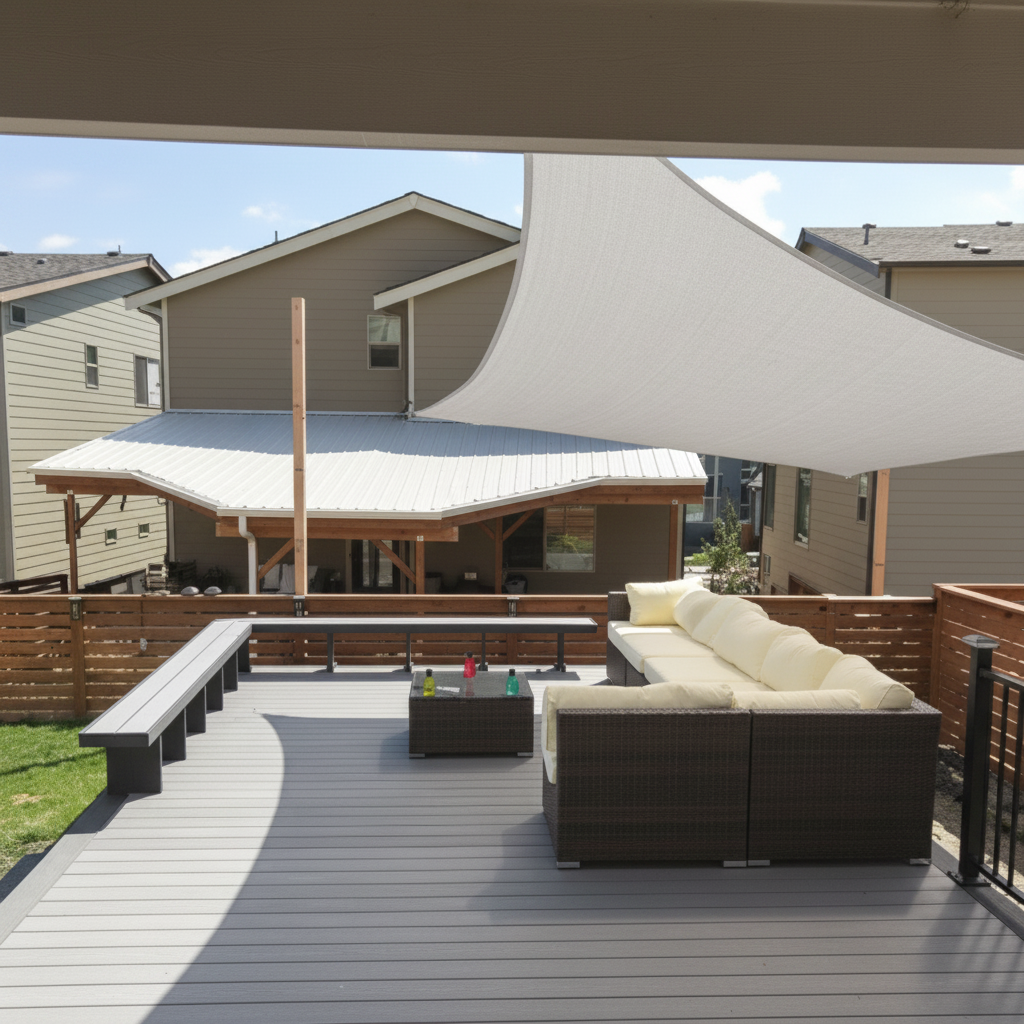 Vera Outdoor Waterproof Shade Sail – UV-Resistant Protection for Gardens 1