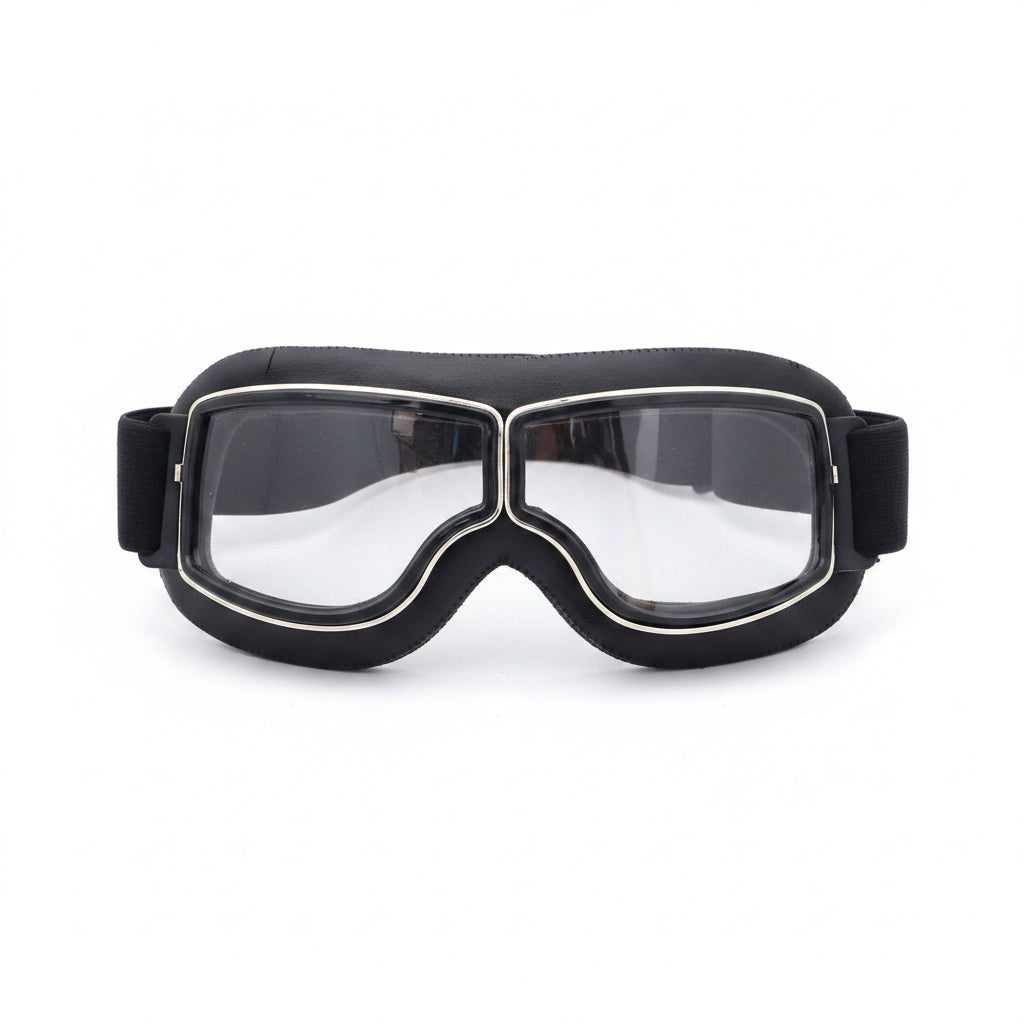 Vero Vintage Motorcycle Goggles OTG – Durable Leather for Ultimate Comfort 2
