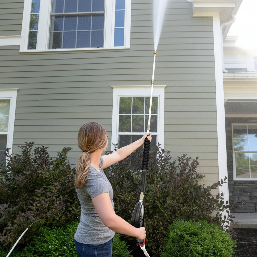 Vortex Outdoor Cleaning Telescoping Wand – 4000 PSI Heavy-Duty Reach 4