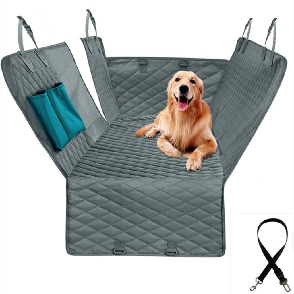 WaveGuard Dog Car Seat Cover – Waterproof Protection for Back Seat Travel 3