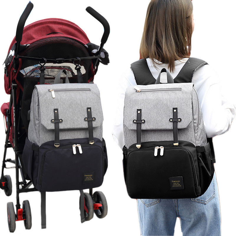 Zenith Baby Diaper Bag Backpack – Spacious Waterproof Organizer with Insulated Pockets 1