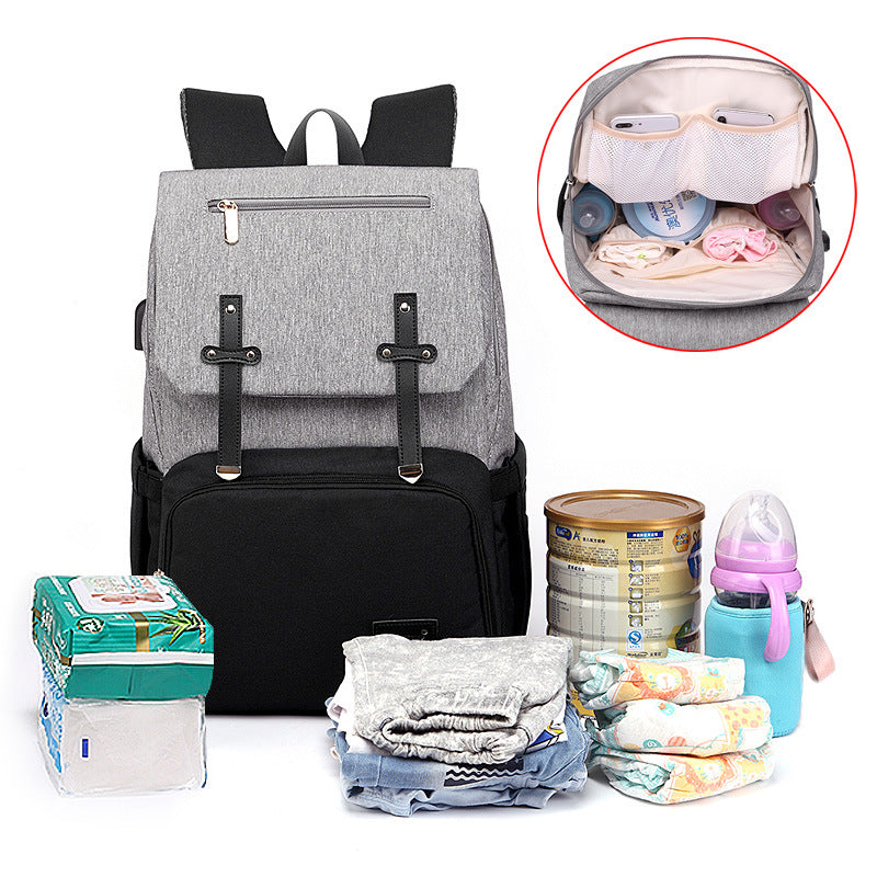 Zenith Baby Diaper Bag Backpack – Spacious Waterproof Organizer with Insulated Pockets 2