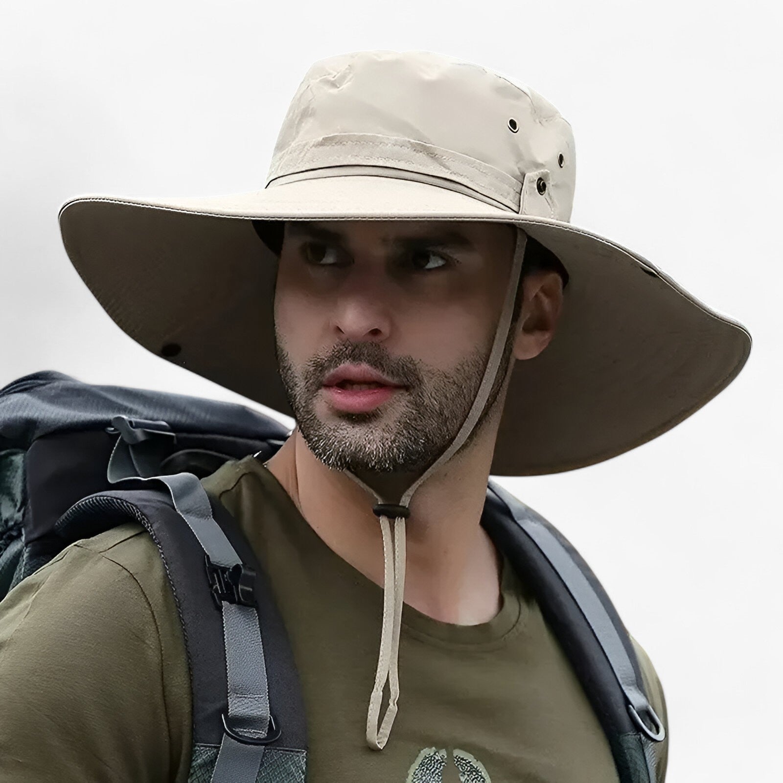 Zylo Men's Outdoor UV Protection Hat – Lightweight Breathable Cap for Hiking and Fishing 3