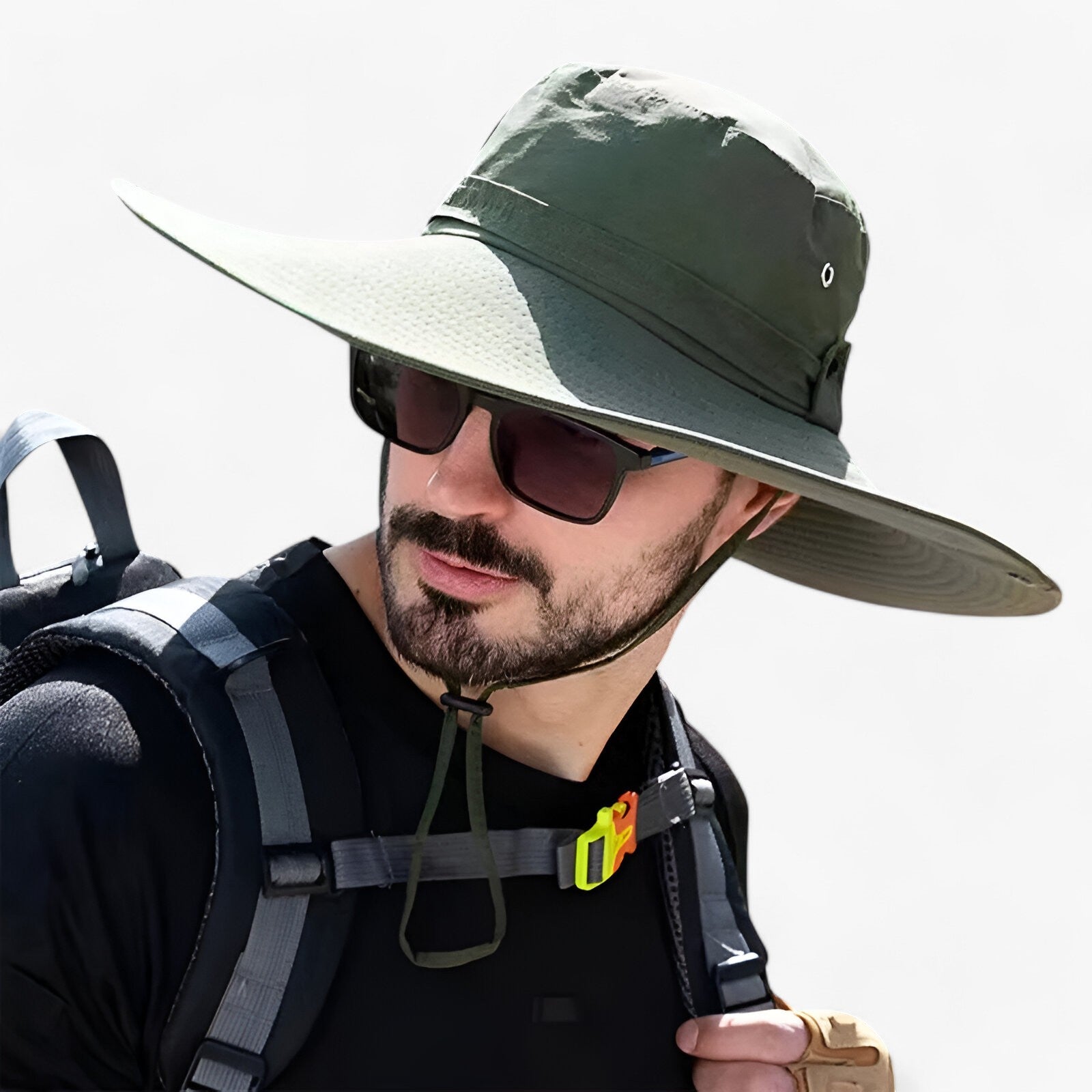 Zylo Men's Outdoor UV Protection Hat – Lightweight Breathable Cap for Hiking and Fishing 4