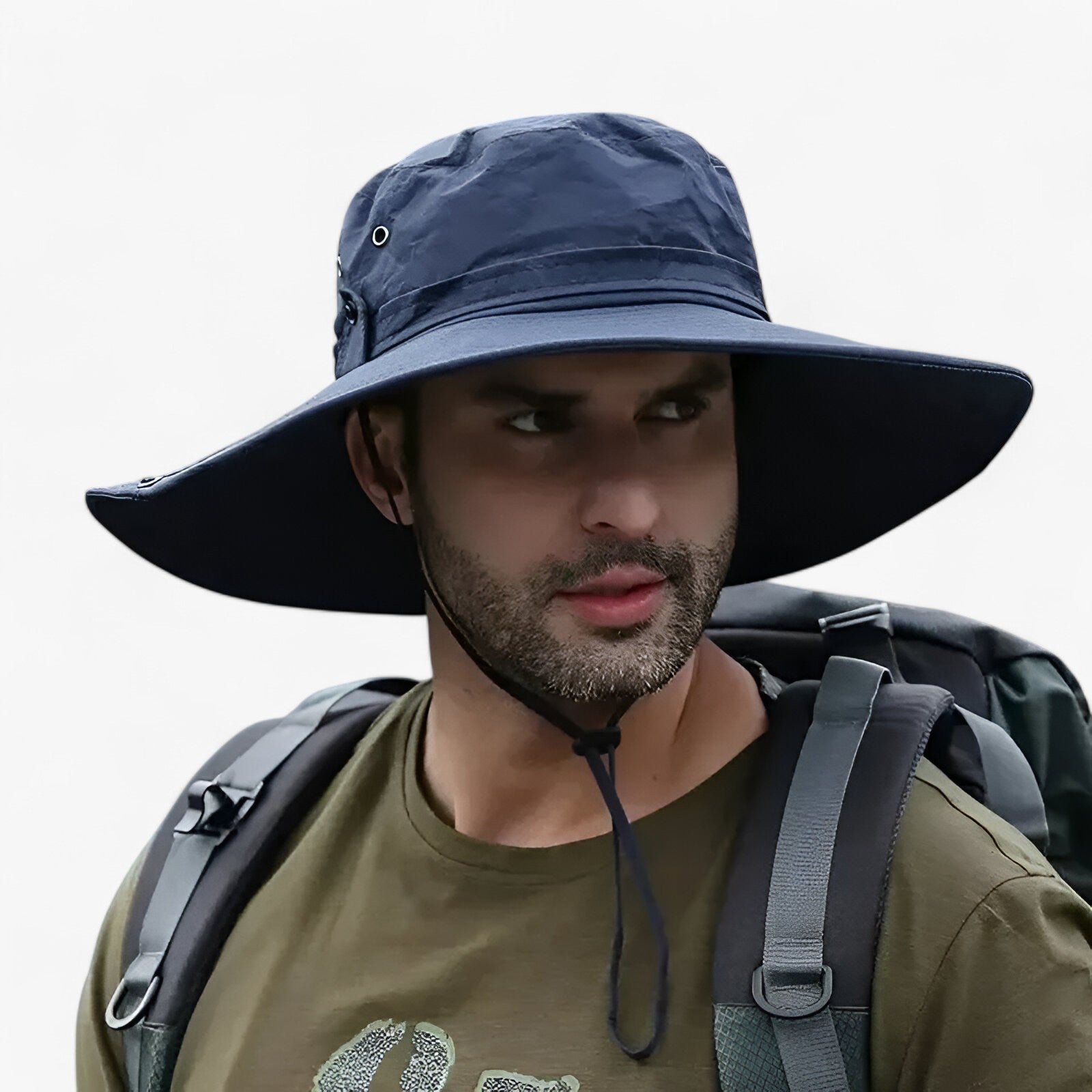 Zylo Men's Outdoor UV Protection Hat – Lightweight Breathable Cap for Hiking and Fishing 5