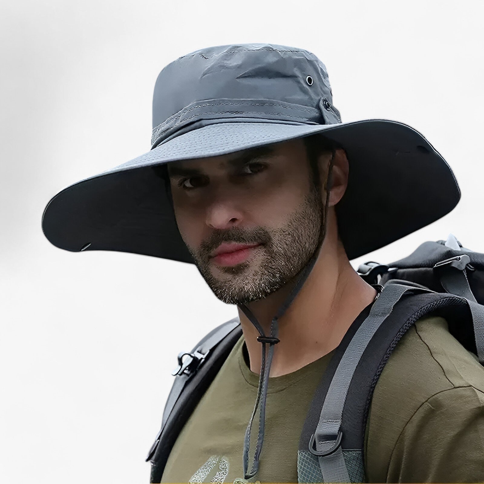 Zylo Men's Outdoor UV Protection Hat – Lightweight Breathable Cap for Hiking and Fishing 6