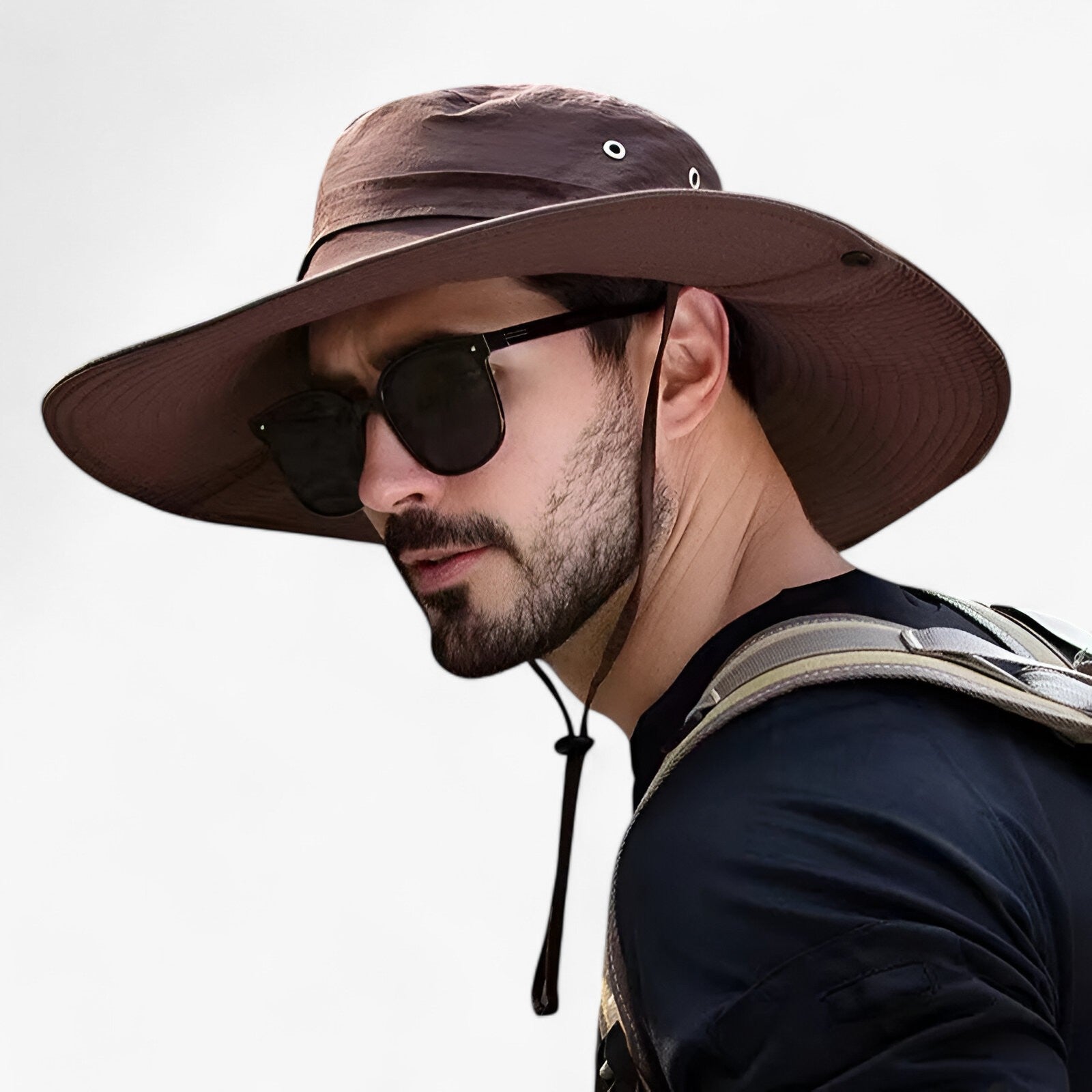 Zylo Men's Outdoor UV Protection Hat – Lightweight Breathable Cap for Hiking and Fishing 7